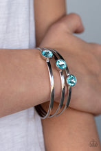Load image into Gallery viewer, BE ALL YOU CAN BEDAZZLE - BLUE BRACELET