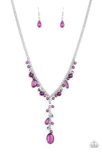 Load image into Gallery viewer, CRYSTAL COUTURE - PURPLE NECKLACE
