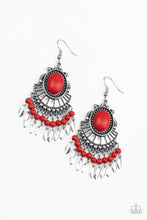 Load image into Gallery viewer, ECO TRIP - RED EARRING