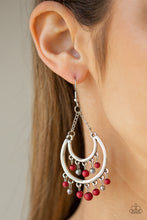 Load image into Gallery viewer, FREE-SPIRITED SPIRIT - RED EARRING