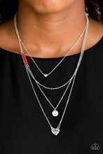 Load image into Gallery viewer, GYPSY HEART - RED NECKLACE