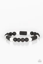 Load image into Gallery viewer, JUST CHILLAX - WHITE/BLACK URBAN BRACELET