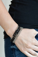Load image into Gallery viewer, MEET AND MINGLE - BLACK BRACELET
