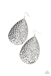METALLIC MIRRORS - SILVER EARRING