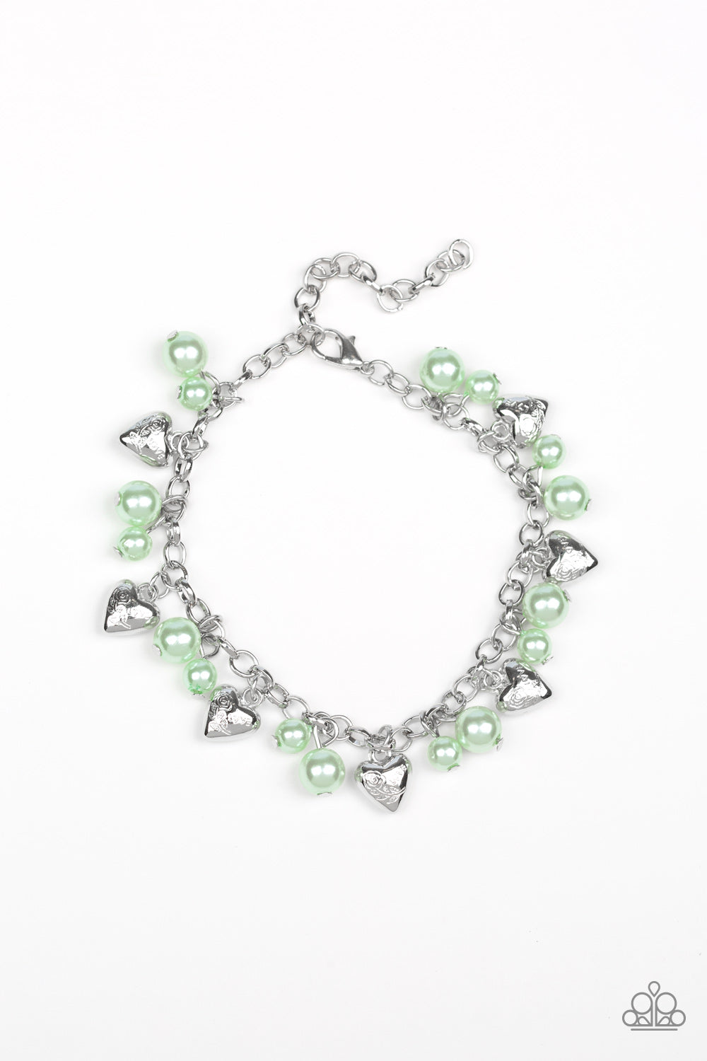 ONE OF A KIND-HEARTED - GREEN BRACELET
