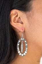 Load image into Gallery viewer, PUT UP A FLIGHT - WHITE EARRING