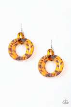 Load image into Gallery viewer, RETRO RIVIERA - BROWN ACRYLIC EARRINGS