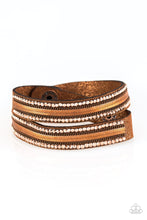 Load image into Gallery viewer, ROCK BANK REFINEMENT - BRASS WRAP BRACELET