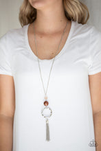 Load image into Gallery viewer, BOLD BALANCING ACT - BROWN NECKLACE