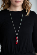 Load image into Gallery viewer, CRYSTAL CASCADE - RED NECKLACE