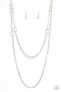 THE NEW GIRL IN TOWN - GREEN NECKLACE