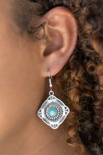 Load image into Gallery viewer, FIERCELY FOUR CORNERS - BLUE EARRING
