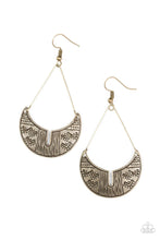 Load image into Gallery viewer, TRADING POST TRENDING - BRASS EARRING