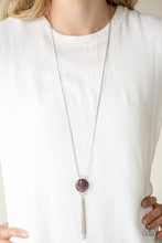 Load image into Gallery viewer, HAPPY AS CAN BEAM - PURPLE NECKLACE