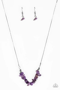 BACK TO NATURE - PURPLE NECKLACE