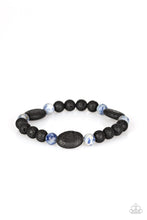 Load image into Gallery viewer, A HUNDRED AND ZEN PERCENT - BLACK/BLUE URBAN BRACELET