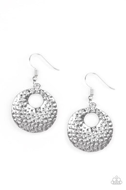 A TASTE FOR TEXTURE - SILVER EARRING