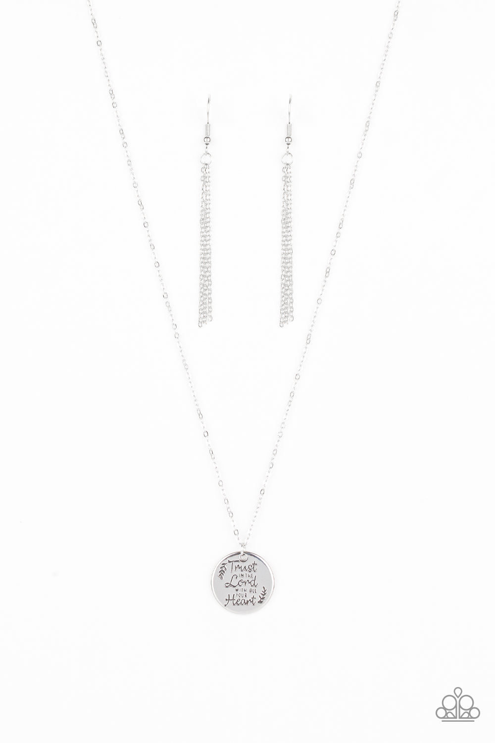 ALL YOU NEED IS TRUST - SILVER NECKLACE