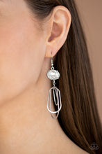 Load image into Gallery viewer, DROP-DEAD GLAMOROUS - WHITE EARRING