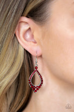 Load image into Gallery viewer, FINEST FIRST LADY - RED EARRING