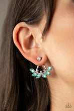 Load image into Gallery viewer, FOREST FORMAL  -  GREEN POST EARRING
