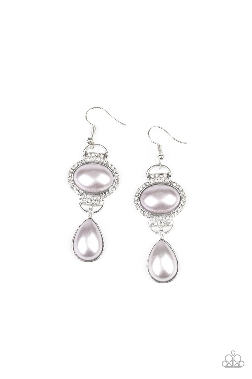 ICY SHIMMER - SILVER EARRING