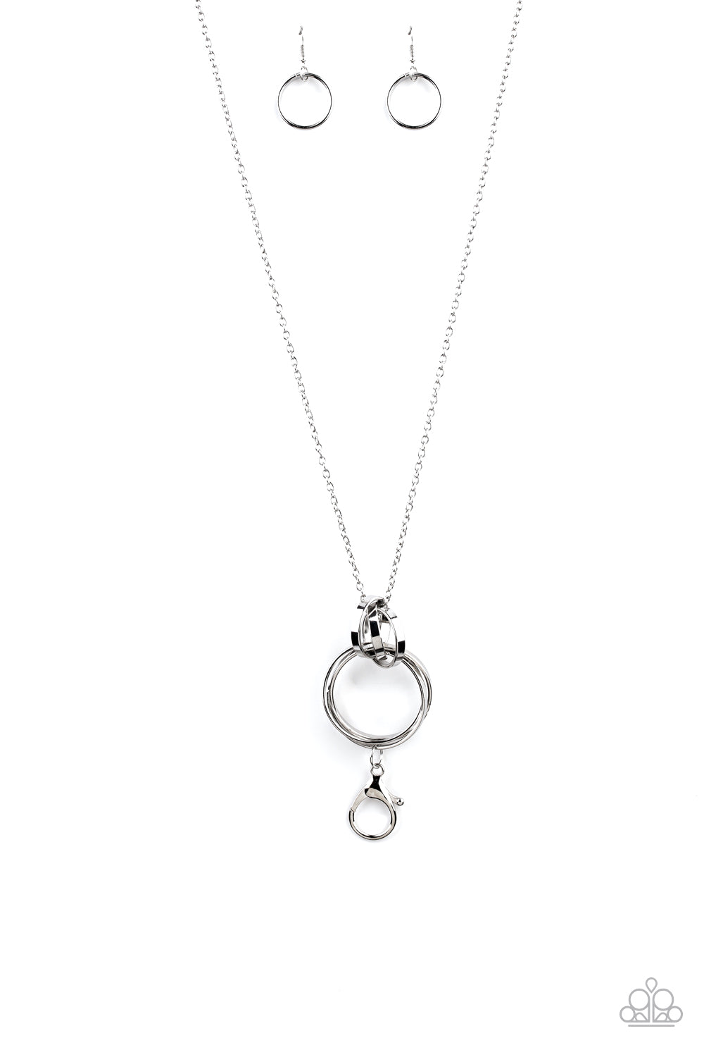 INNOVATED IDOL - SILVER LANYARD NECKLACE