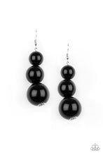 Load image into Gallery viewer, MATERIAL WORLD - BLACK EARRING