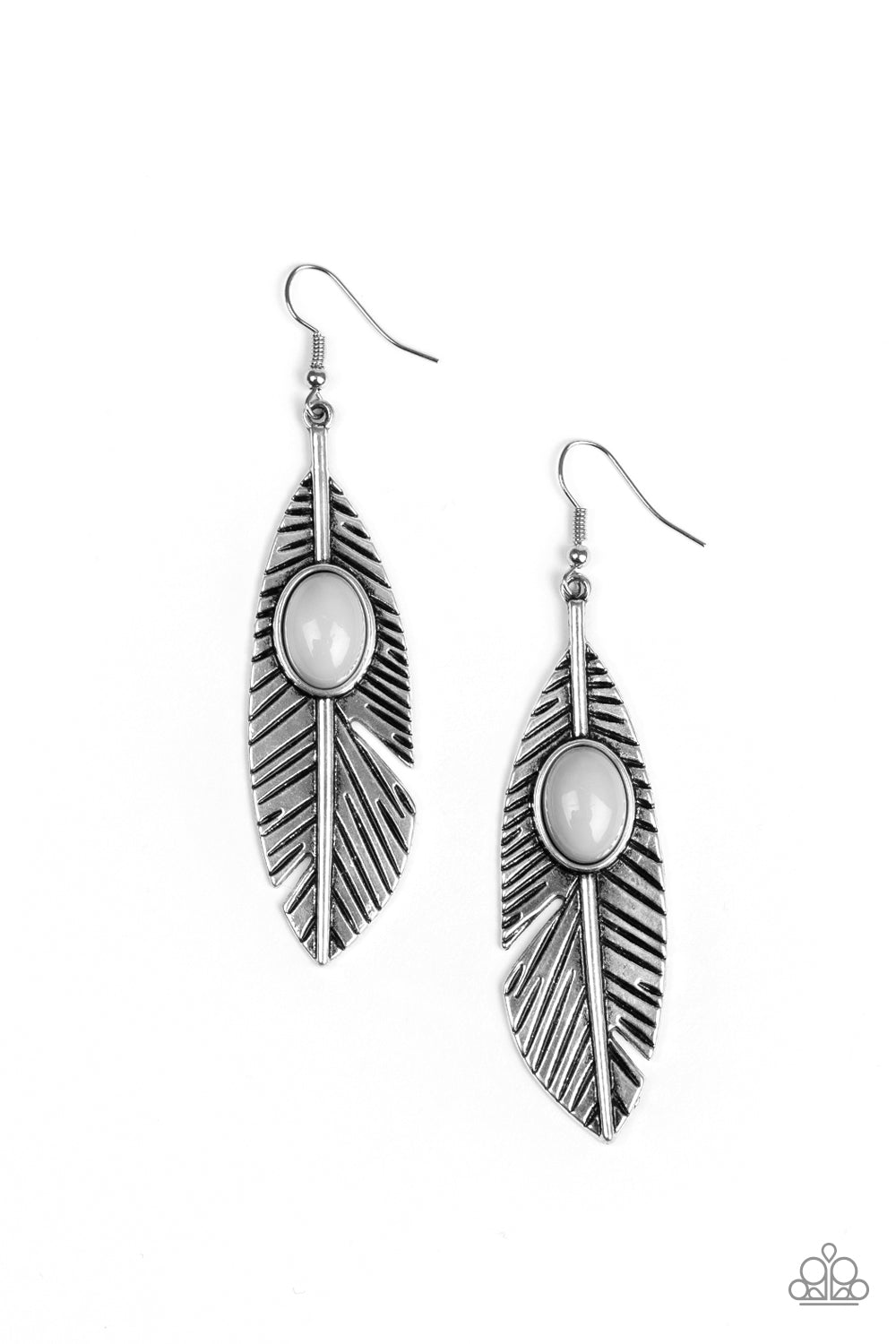 QUILL THRILL - SILVER EARRING