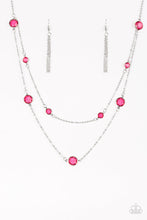 Load image into Gallery viewer, RAISE YOUR GLASS - PINK NECKLACE