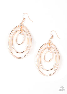 RETRO RUINS - ROSE GOLD EARRING