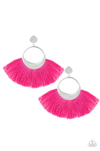 Load image into Gallery viewer, SPARTAN SPIRIT - PINK FRINGE EARRING