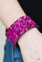Load image into Gallery viewer, STARRY SEQUINS - PINK WRAP BRACELET
