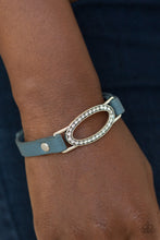 Load image into Gallery viewer, ANOTHER ROUND OF RHINESTONES - BLUE BRACELET