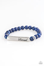 Load image into Gallery viewer, BORN BLESSED - BLUE BRACELET