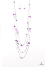 Load image into Gallery viewer, BRILLIANT BLISS - PURPLE NECKLACE