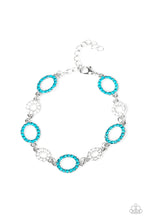 Load image into Gallery viewer, BUBBLY BEDAZZLE - BLUE BRACELET