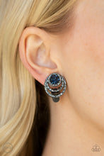 Load image into Gallery viewer, EPIC EPICENTER - BLUE CLIP-ON EARRING