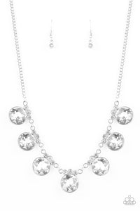 GLOW-GETTER GLAMOUR   -  WHITE NECKLACE