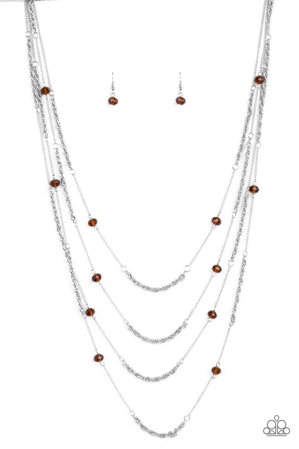 OPEN FOR OPULENCE - BROWN NECKLACE
