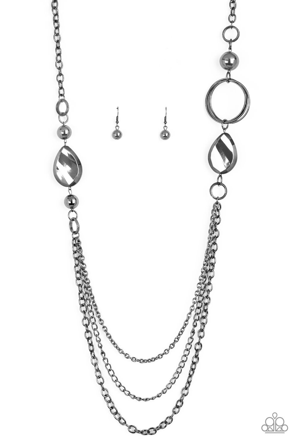 REBELS HAVE MORE FUN - BLACK NECKLACE