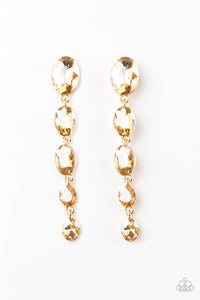 RED CARPET RADIANCE - GOLD POST EARRING