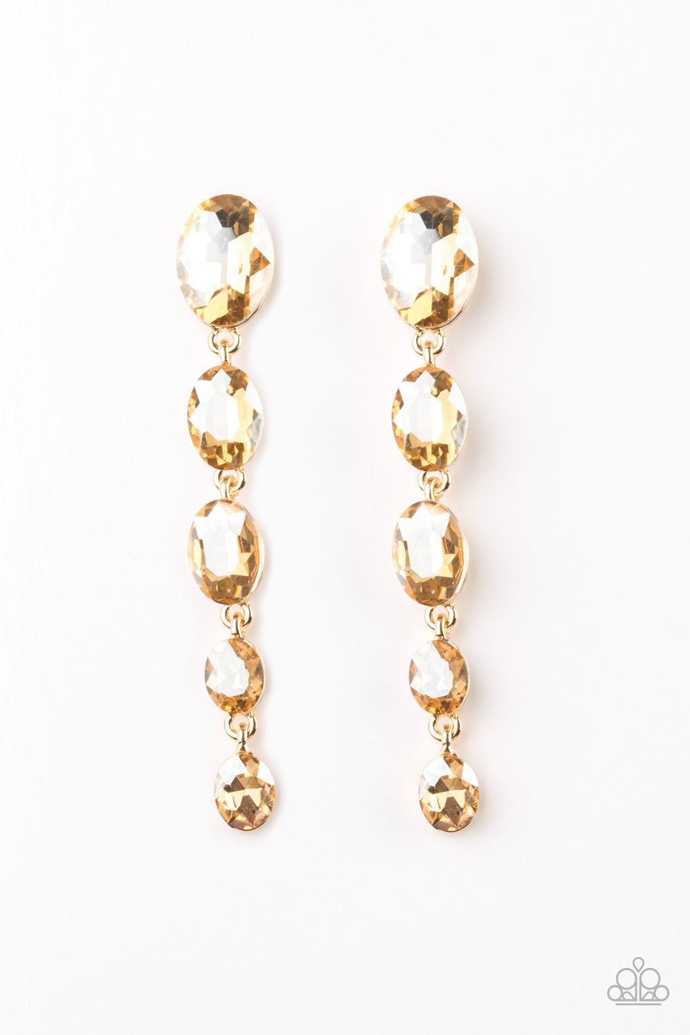 RED CARPET RADIANCE - GOLD POST EARRING