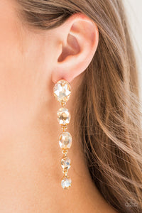RED CARPET RADIANCE - GOLD POST EARRING