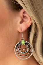 Load image into Gallery viewer, SOUTHERN SOL - GREEN EARRING