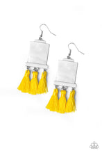 Load image into Gallery viewer, TASSEL RETREAT - YELLOW EARRING
