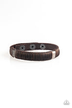 Load image into Gallery viewer, WHAT HAPPENS ON THE ROAD - BROWN URBAN BRACELET