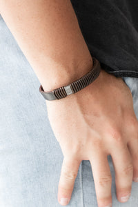 WHAT HAPPENS ON THE ROAD - BROWN URBAN BRACELET