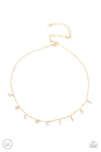Load image into Gallery viewer, DAINTY DIVA - GOLD CHOKER NECKLACE