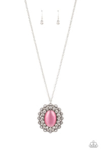 OH MY MEDALLION - PINK NECKLACE